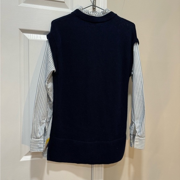 LOFT Striped Ruffle Mixed Media
Tunic Sweater
$74.95 $39 - Picture 6 of 8